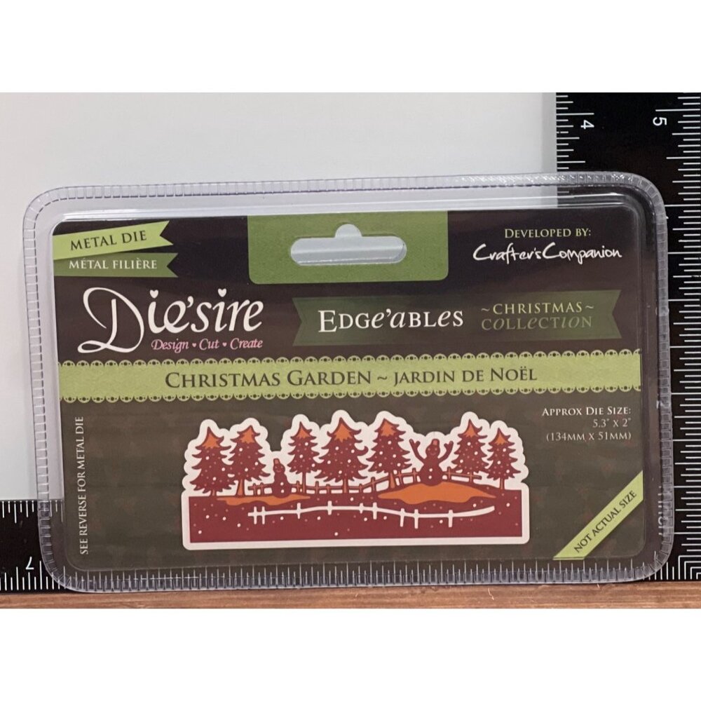 DS-EDGX-CGA Diesire Edgeables Metal Die Christmas Garden CRAFTERS COMPANION